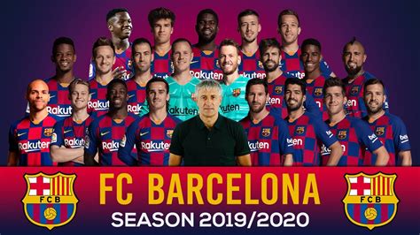 Barcelona Fc Squad 2020 All Players Barcelona Team