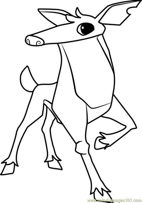 animal jam coloring pages fox