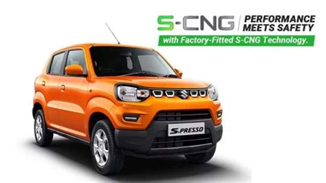 New Bs6 Maruti Suzuki S Presso S Cng Launched In India – Price Mileage