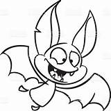 Fledermaus Ausmalbilder Bats Zeichnen Ausmalen Istockphoto sketch template