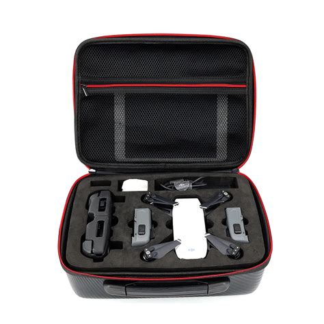 spark drone bag pu shell waterproof storage bag carry case handbag  dji spark rc drone rc