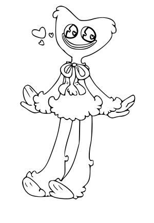 printable huggy wuggy coloring pages sheets  pictures