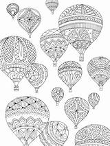 Coloring Pages Air Mandala Hot Adult Mandalas Balloons Balloon Para Erwachsene Ausmalbilder Für Colouring Colorear Sheets Preston Zum Doodle Ausdrucken sketch template