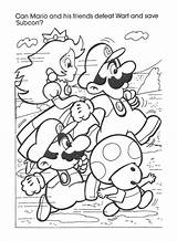 Coloring Pages Nintendo Mario Super Characters Color Number Print Bros Kids Colouring Sheets Books Printable Adult Crafts Famous Getcolorings Cute sketch template