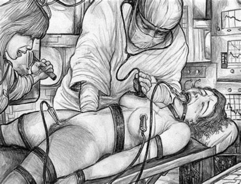 nipple torture bdsm art drawings