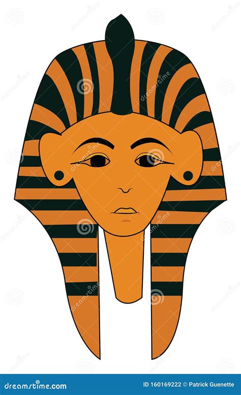 ancient sarcophagus coffin  color illustration stock illustration