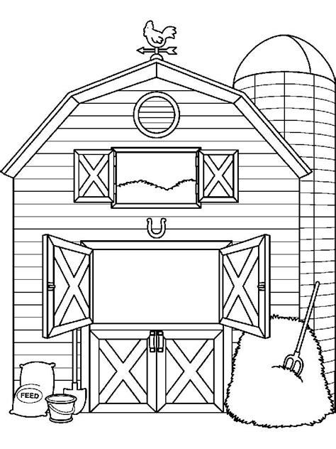 barn coloring pages   goodimgco