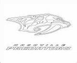 Nhl Lnh Nashville Predators Winnipeg sketch template