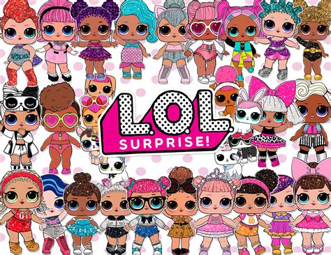 lol surprise dolls clipart digital png image picture drawing