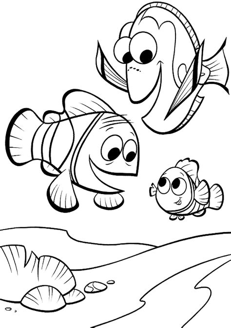 finding nemo  coloring pages