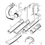 stihl bg  blower bg parts diagram
