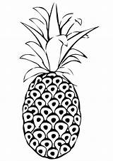 Abacaxi Obst Ananas Buah Annanas Buahan Ausmalbild Kertas Mewarna Pineapples Parentune Mewarnai Halaman Nenas ähnliche Kidipage sketch template