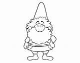 Gnomo Colorare Gnome Heureux Felice Dibujos Disegni Acolore Coloritou sketch template