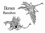 Avatar Banshee Ikran Laserbot Dessin Aufbruch Mythological Designlooter Magical Drachen sketch template