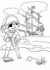 Piraten Colouring Piratas Ausmalen Ausmalbilder Ships Topkleurplaat Colorear24 Kinder sketch template