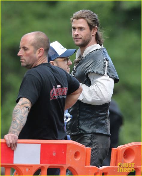 Chris Hemsworth And Jessica Chastain Continue To Film The