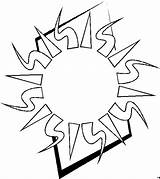 Coloring Sun Pages Suns Animated Print Coloringkids sketch template