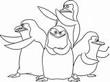 Coloring Madagascar Pages Penguins Shopkins Fireman Sam Print Coloringtop sketch template
