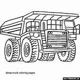 Coloring Mining Pages Getcolorings Firetruck Truck sketch template