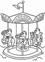 Coloring Merry Pages Round Go Carousel Colouring Bears Care Riding Printable Kids Getcolorings Sheets Color Getdrawings Popular sketch template