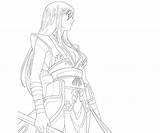 Coloring Tail Fairy Erza Pages Anime Popular Library Clipart sketch template
