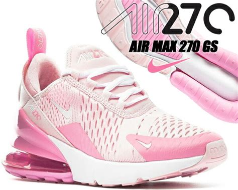 【楽天市場】nike Air Max 270 Gs Pink Foam White Pink Rise Cv9645 600 ナイキ エア