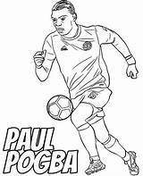 Pogba Coloring Topcoloringpages sketch template