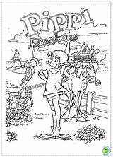 Coloring Pippi Longstocking Pages Dinokids Print Close sketch template