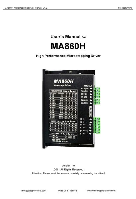 stepperonline mah user manual   manualslib