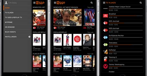 app ziggo  verbeterd hd technieuws alles  digitale media