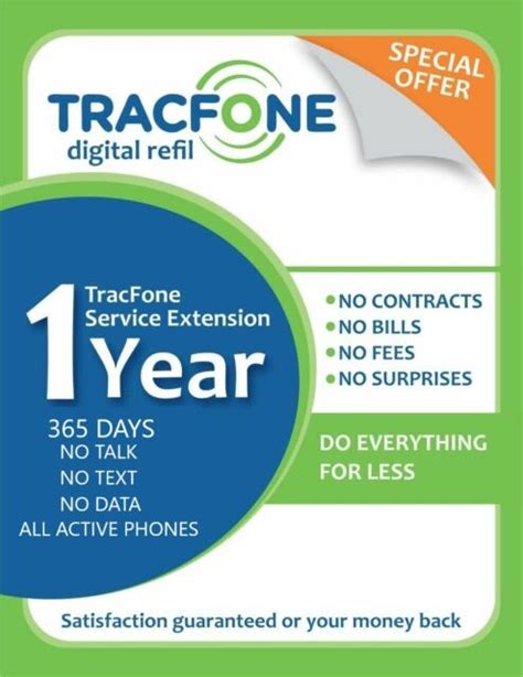 Tracfone Service Extension 1 Year Smartphone Only Read Description Ebay
