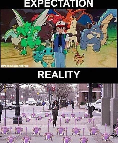 Expectation Vs Reality Pokemon Comics Pokemon Memes Pokemon Funny