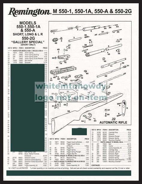remington model         shotgun schematic parts list ebay