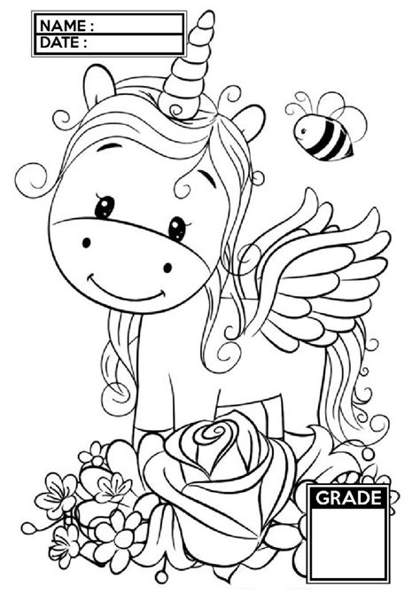 unicorn  flowers unicorn coloring pages unicorn coloring pages