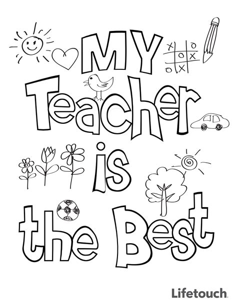 teacher appreciation coloring sheet teacher appreciation printables