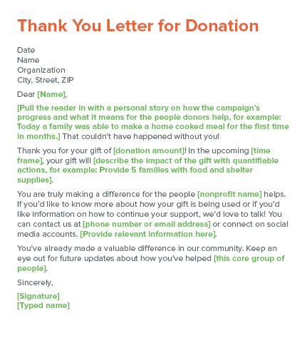 donation letters   write   templates