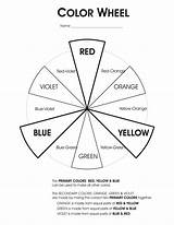 Color Wheel Worksheet Printable Theory Colors Elements Primary Worksheets Colour Colours Principles Grade Chart Teacher Helpful Contrasting Coloring School Lesson sketch template