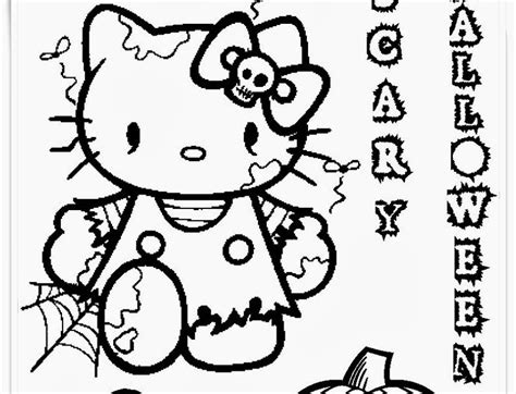kitty coloring pages halloween thiva hellas