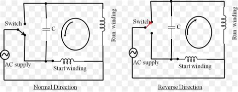 wiring diagram single phase electric power electrical wires cable motor capacitor circuit