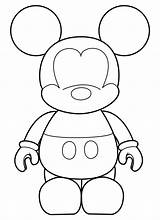 Mickey Template Vinylmation Mouse Deviantart Coloring Para Baby Moldes Color Pages Imprimir Eva Clipart Disney Vinyl Goma Face Hacer sketch template
