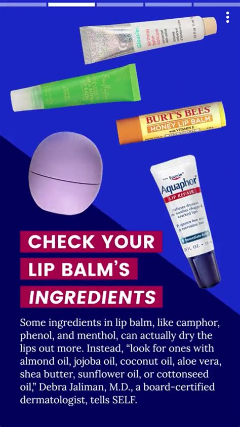 pin  kaitlyn kurrelmeyer  random items lip balm ingredients  balm lip repair