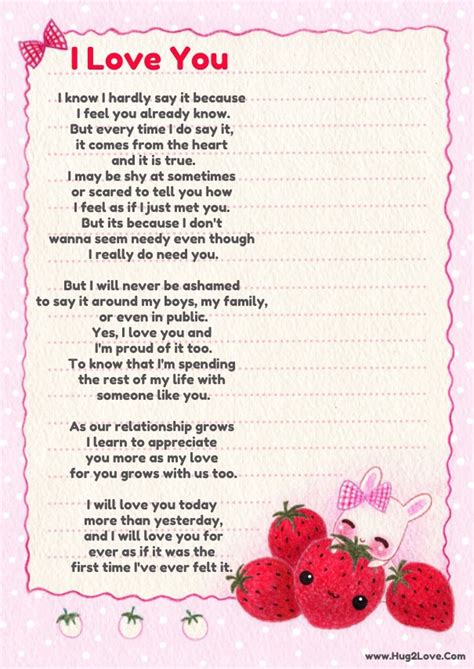 25 Short I Love You Poems For Her With Photos Love
