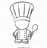 Chef Hat Coloring Color Getcolorings Spoon Clipart Fat sketch template