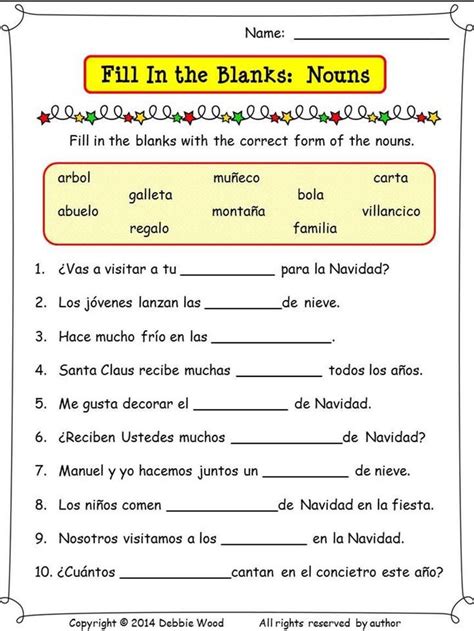 printable spanish worksheets  beginners  worksheets