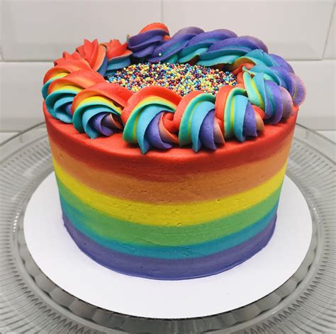 rainbow cake rcakedecorating