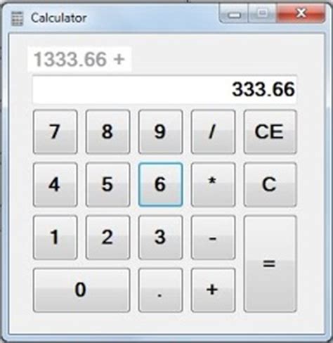 simple calculator   sourcecodester