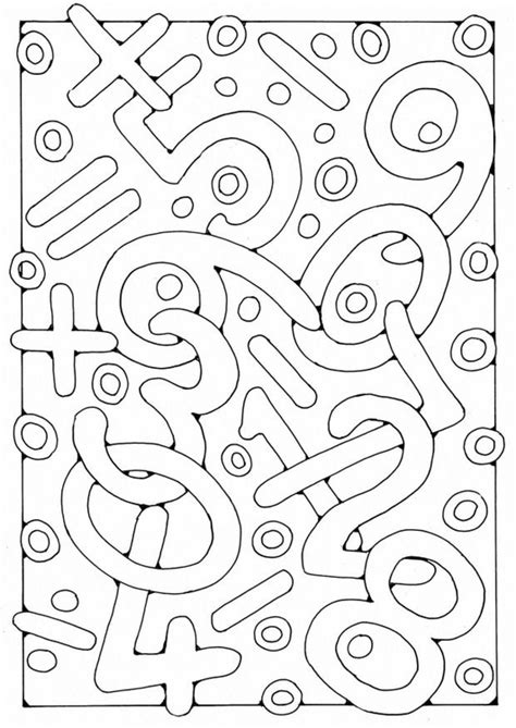 printable number coloring pages  kids coloring pages numbers