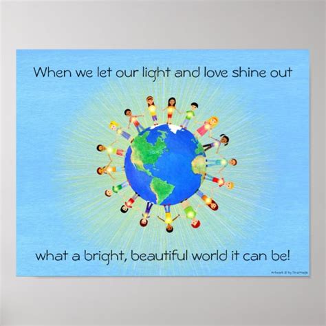 bright world poster zazzlecouk