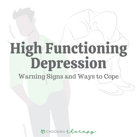 high functioning depression warning signs and ways to cope