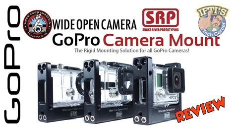 wide open camera mount  gopro hero    review srp youtube